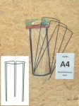 Podpora kwiatowa 60x20cm ELGARDEN - Cena za 3 szt.