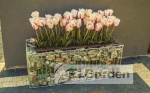 Donica Gabionowa EMERALD "M" - 32 x 98 x 34 cm
